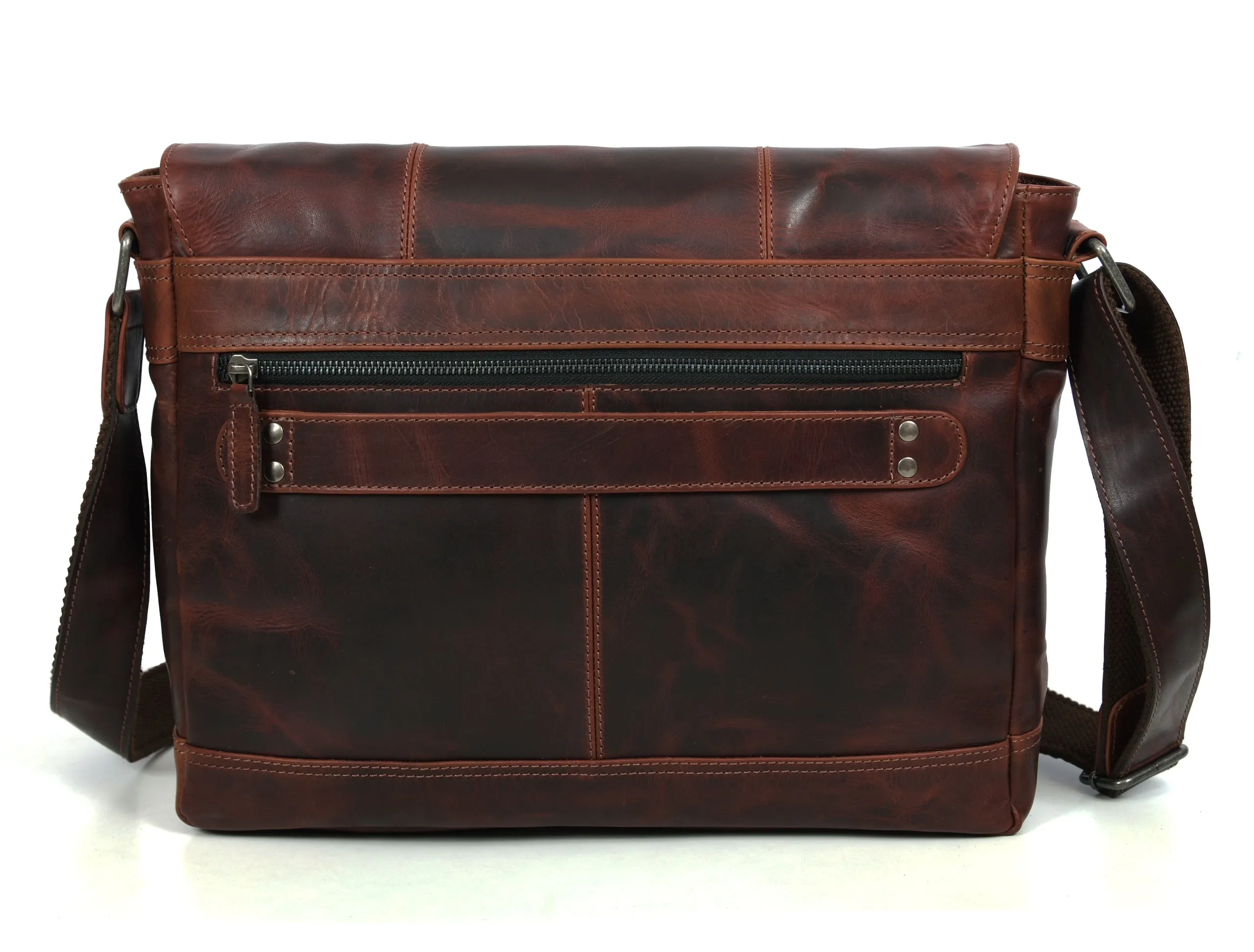 Manhattan - Leather Messenger bag