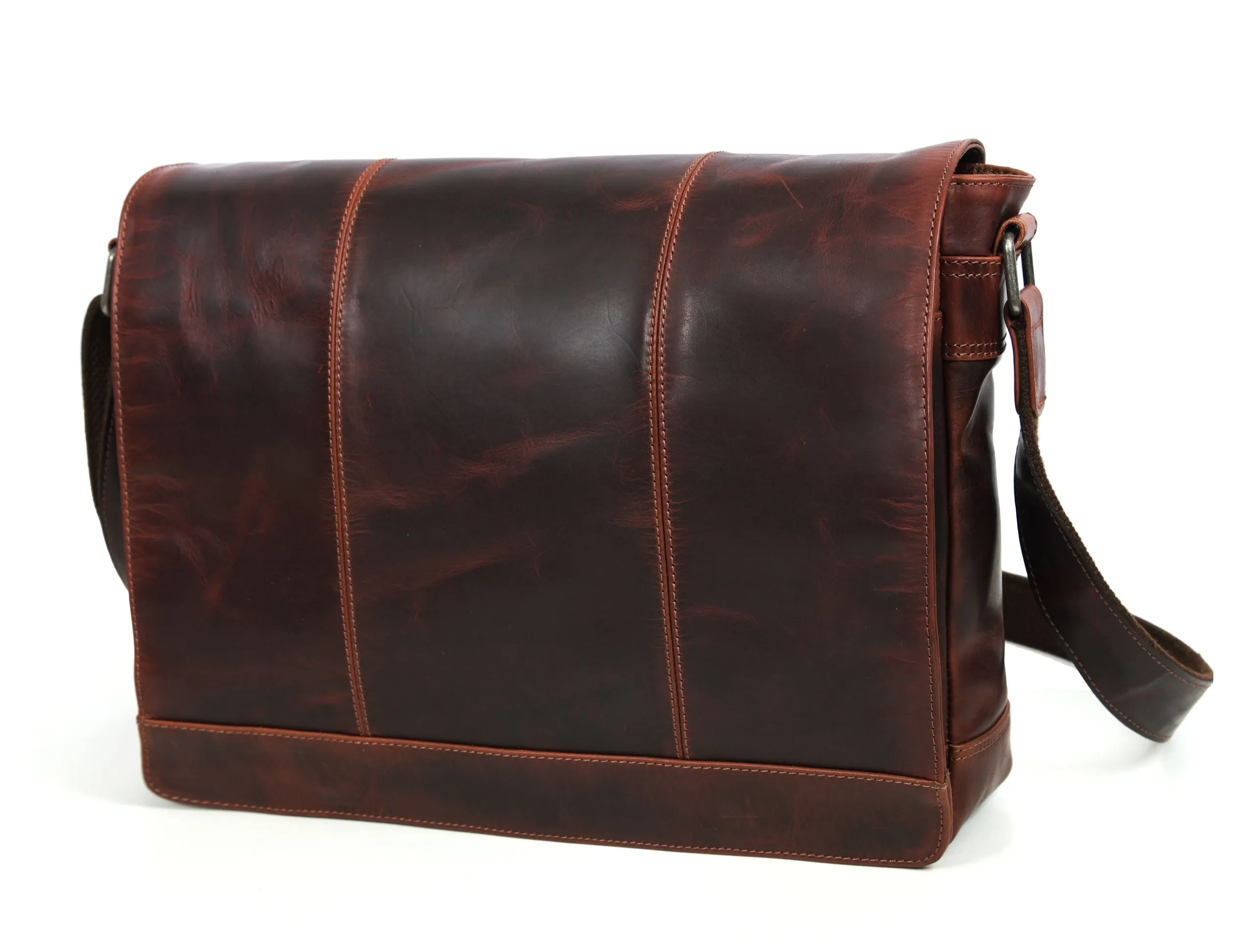 Manhattan - Leather Messenger bag