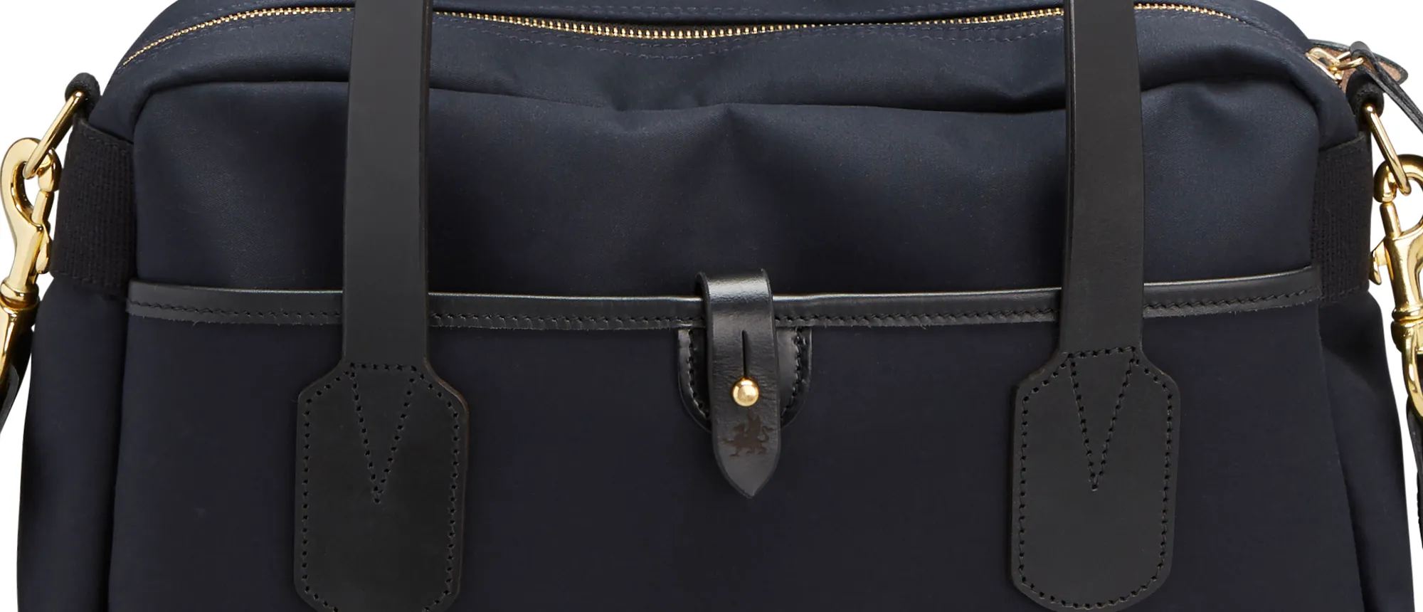 Messenger Bag in Grenfell Cloth Navy