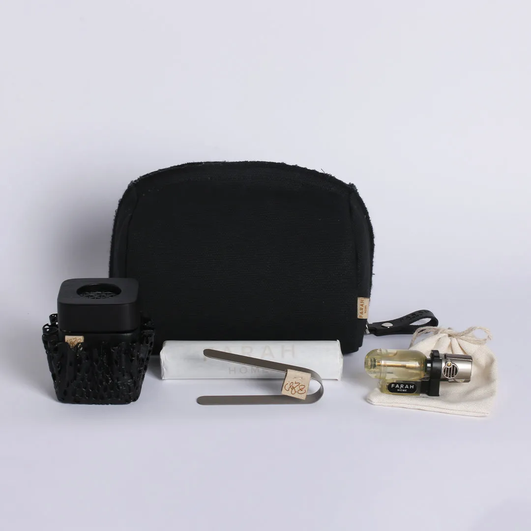 Micro Travel Set - Dantelle Black Wood