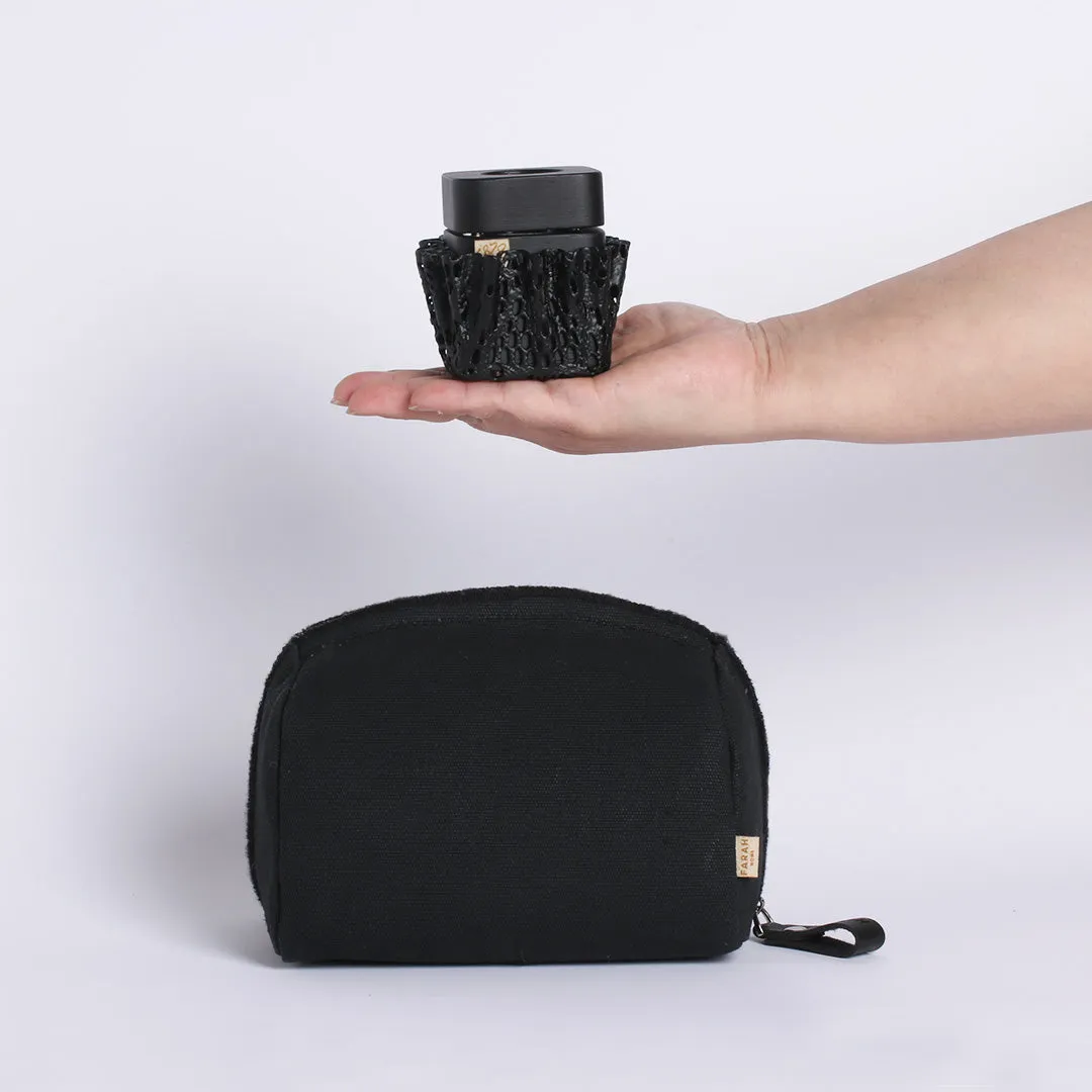 Micro Travel Set - Dantelle Black Wood