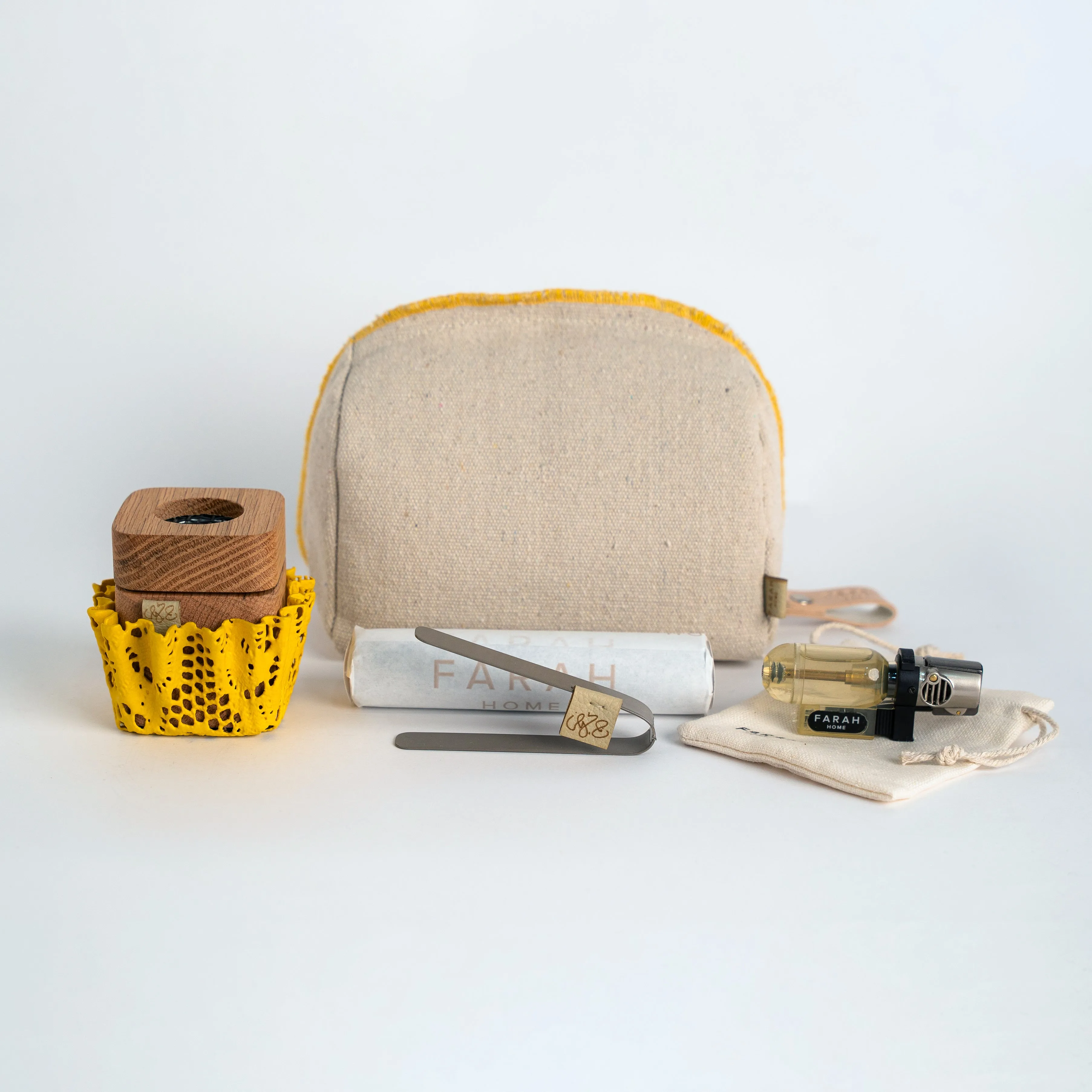 Micro Travel Set - Dantelle Mustard