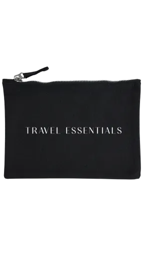 Mini bag mit "Travel essentials" Motiv