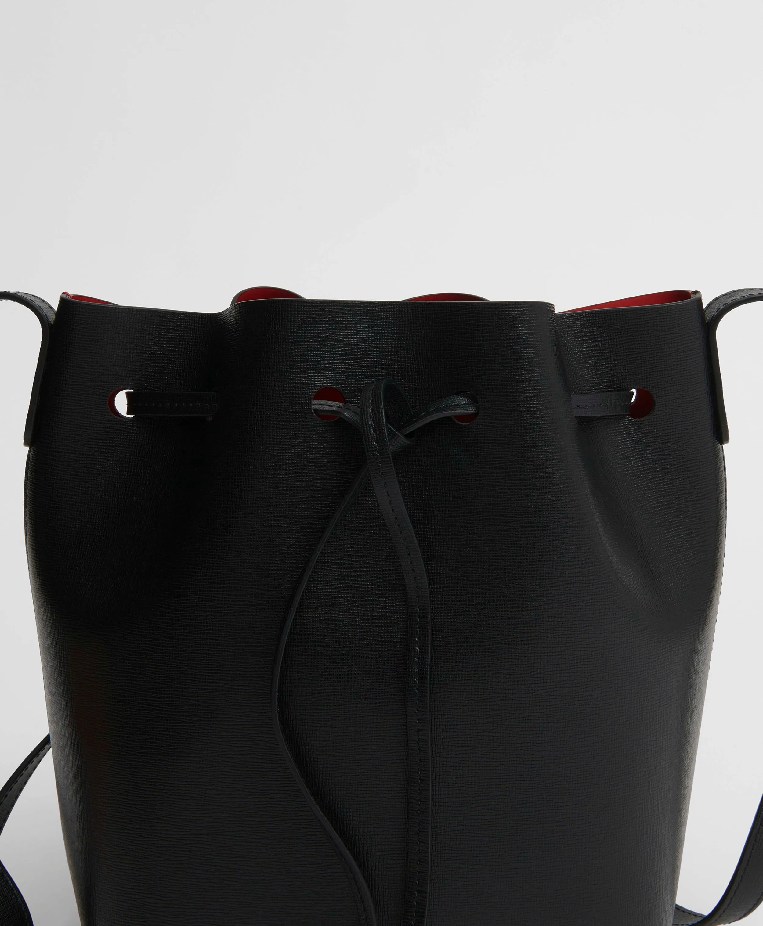 Mini Bucket Bag - Black/Flamma