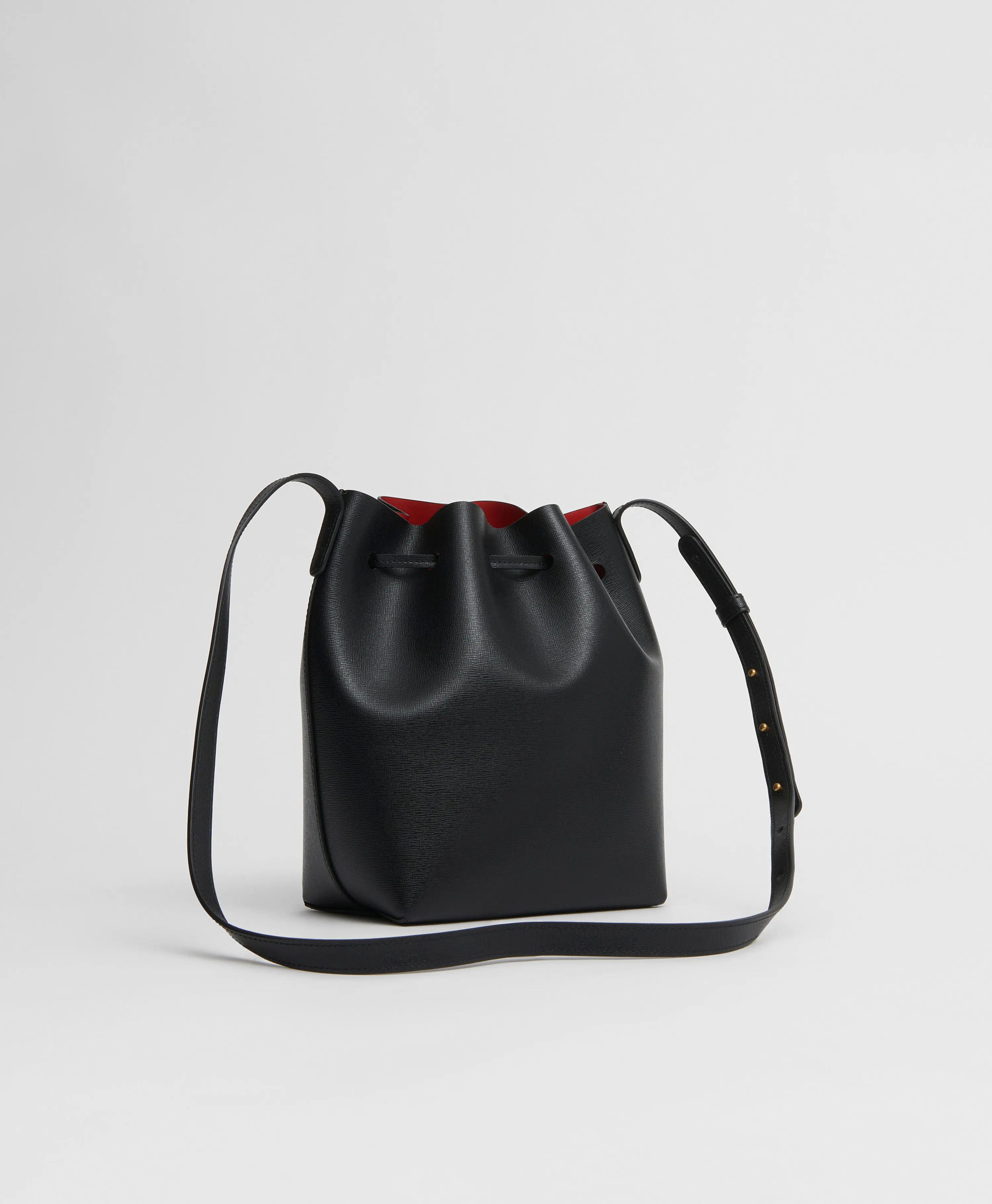 Mini Bucket Bag - Black/Flamma