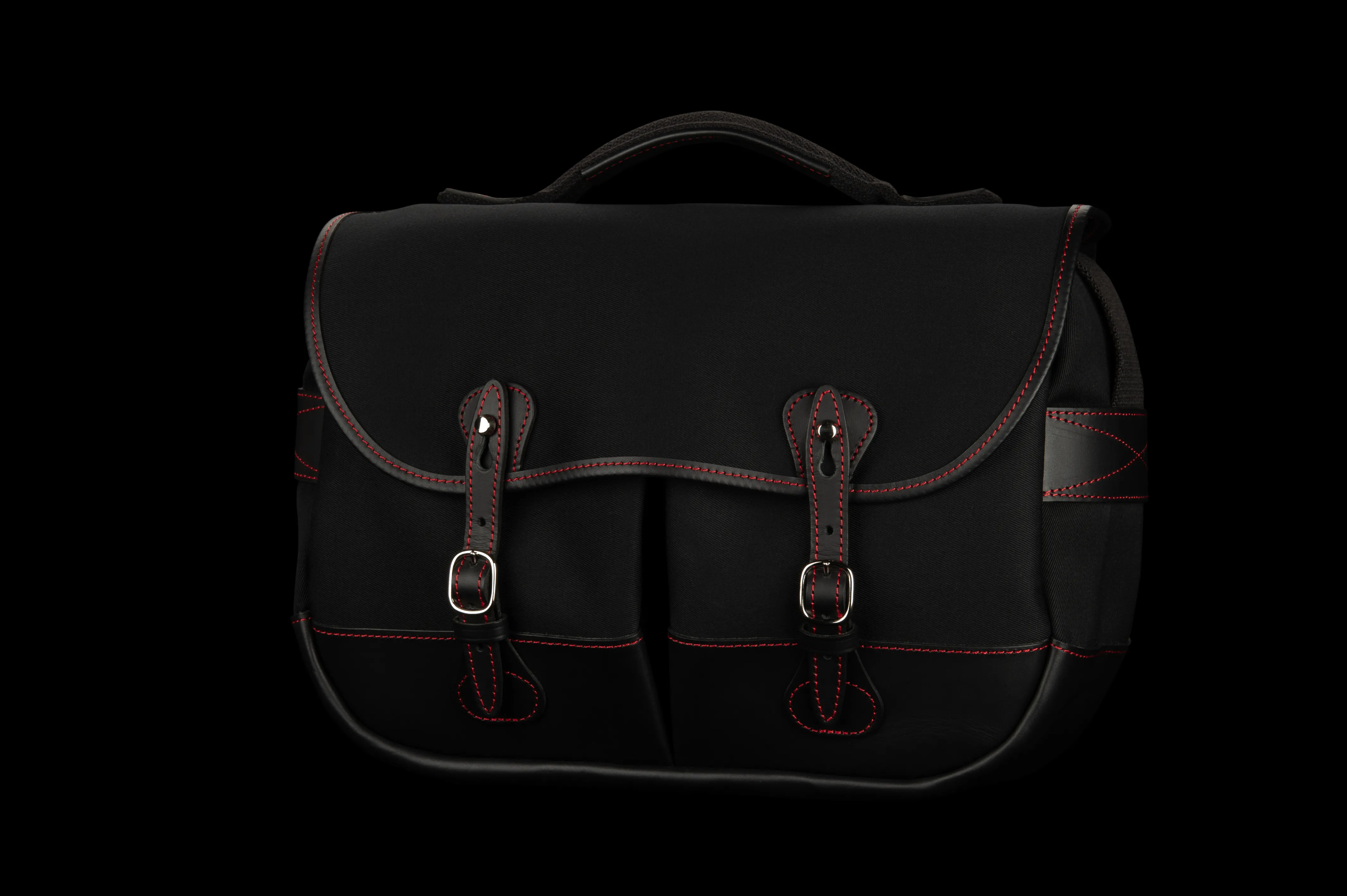 Mini Eventer Camera/Tablet Bag - Black Canvas / Black Leather / Red Stitching (50th Anniversary Limited Edition)