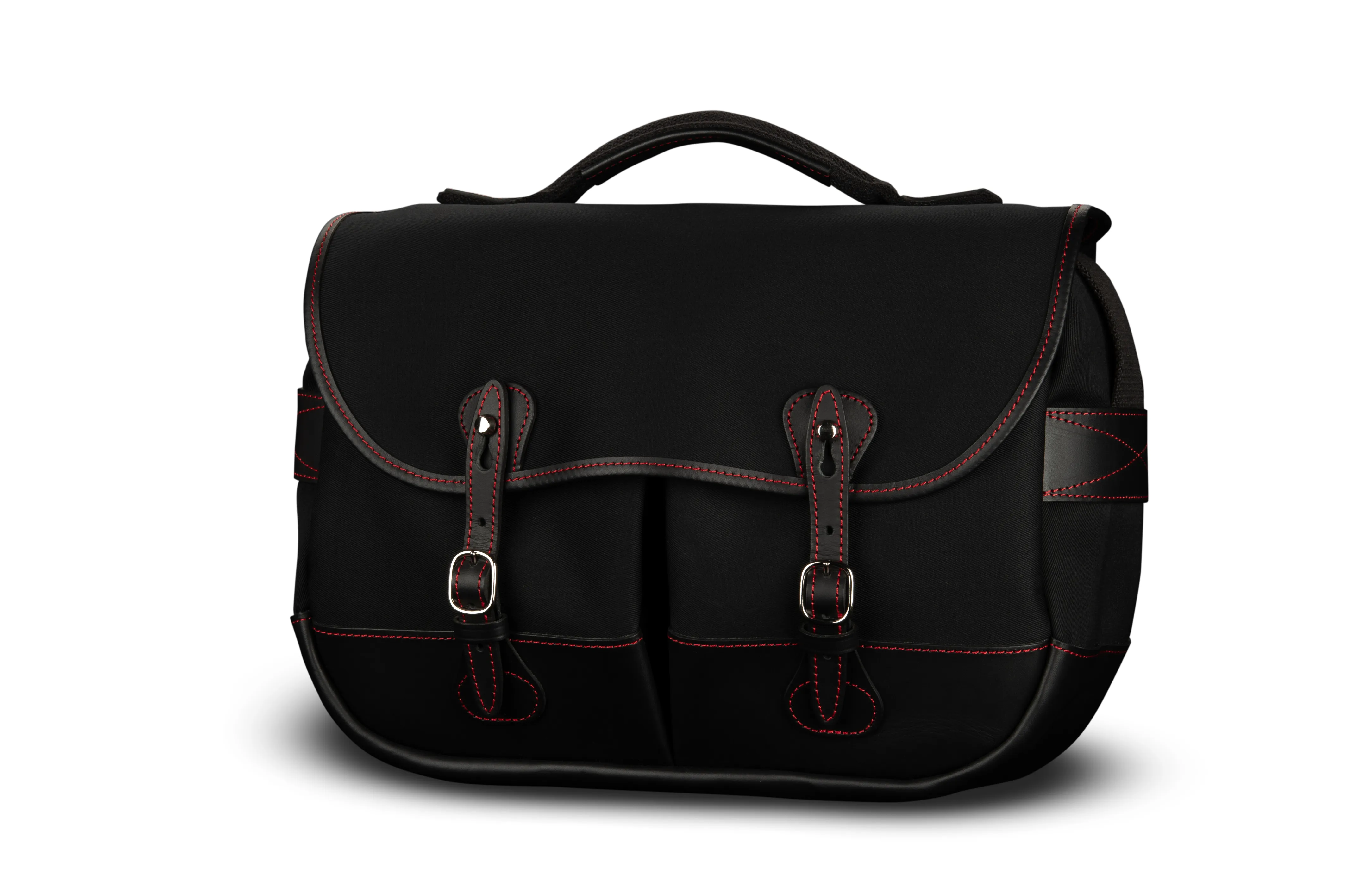 Mini Eventer Camera/Tablet Bag - Black Canvas / Black Leather / Red Stitching (50th Anniversary Limited Edition)