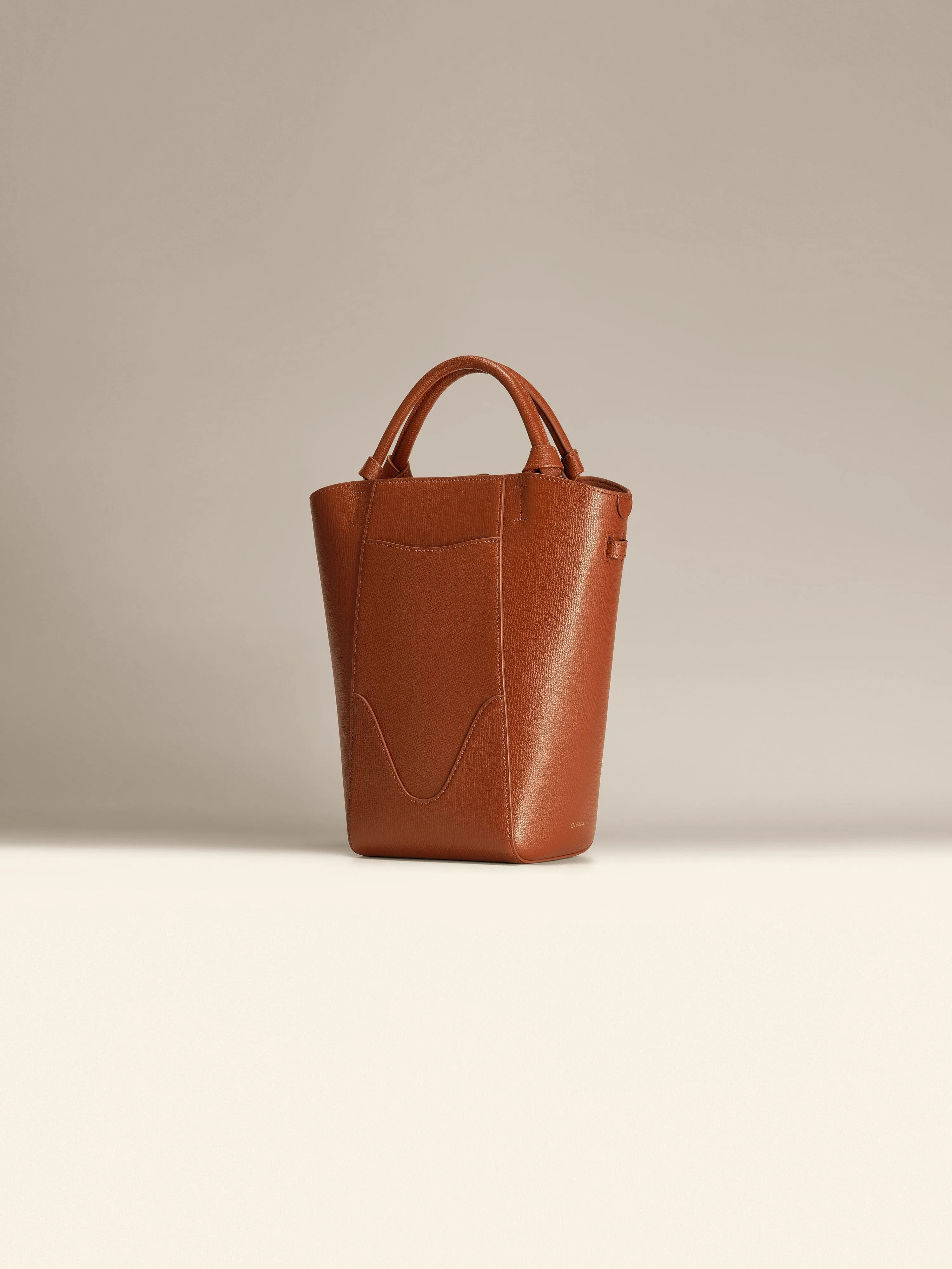 Mini Marina Bucket Bag Chestnut