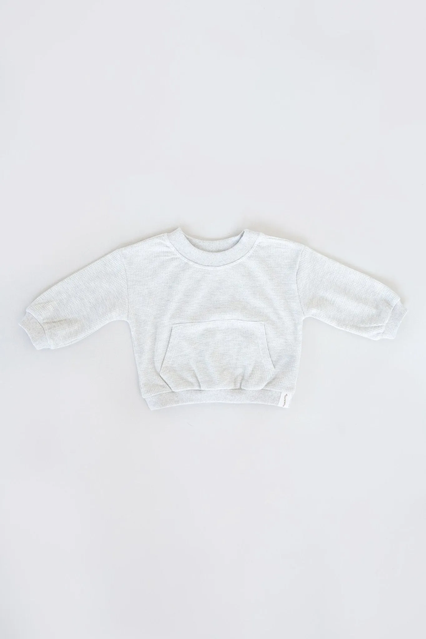 Mini Waffle Crew Jumper