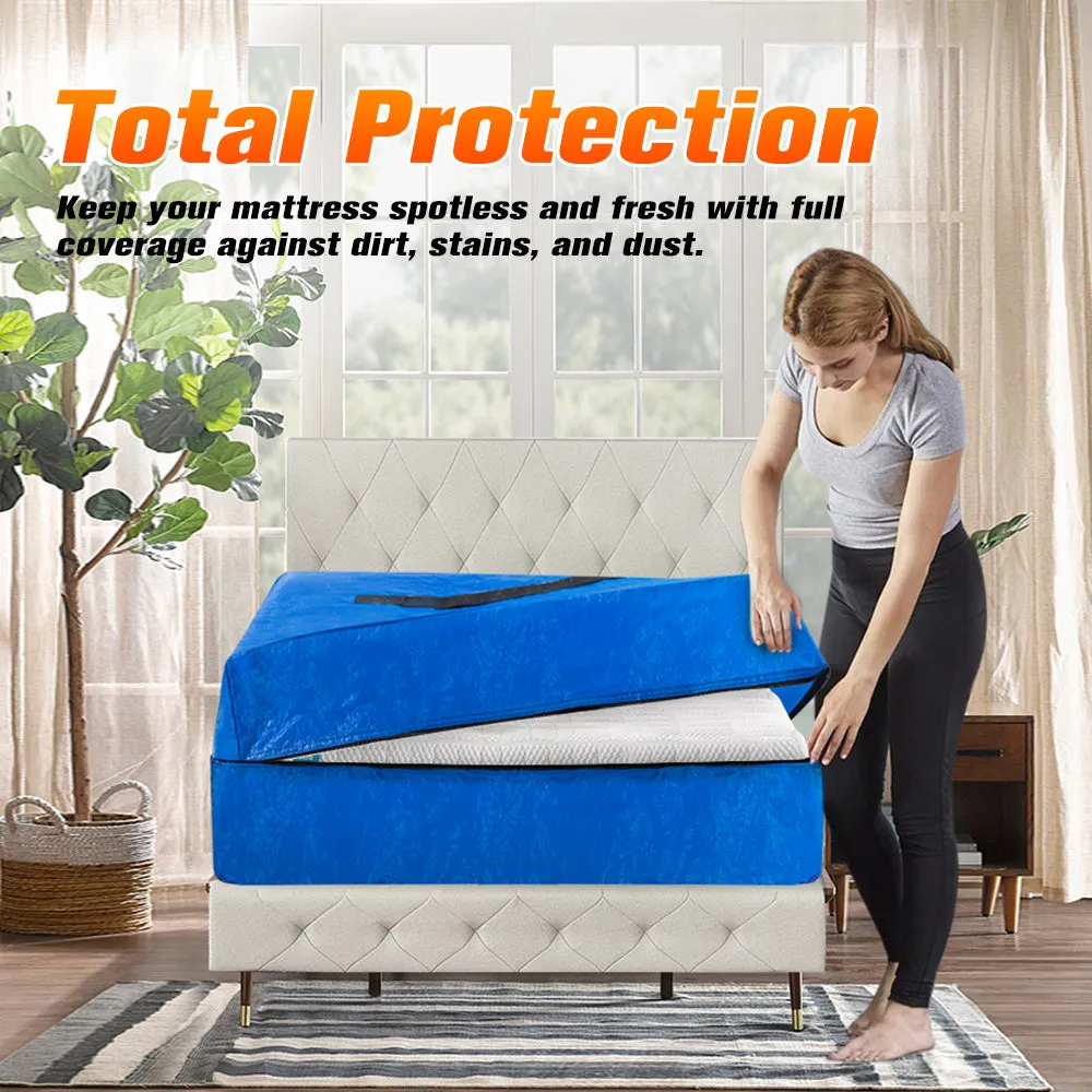 MOBI Mattress Bag Easy Moving Waterproof Protector Dust Cover King Single Size