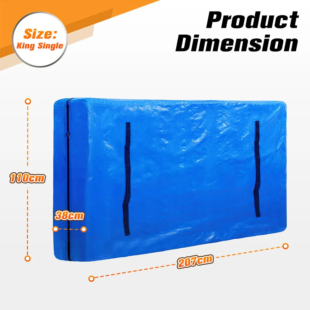 MOBI Mattress Bag Easy Moving Waterproof Protector Dust Cover King Single Size