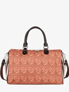 Montana West Floral Print Canvas Weekender Bag