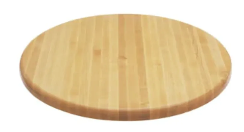 Natural Beech Wood Butcher Block Round Table Top