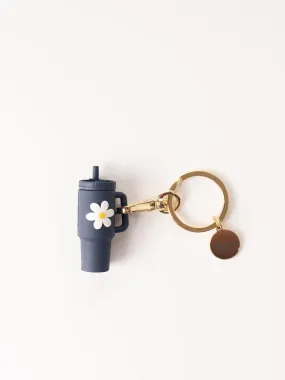 Navy Keychain Tumbler