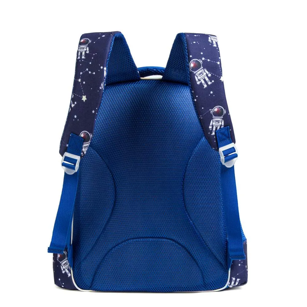 (NET) Astronaut School Backpack With Insulated Lunch Box And Pencil Case Set Of 3 Pcs