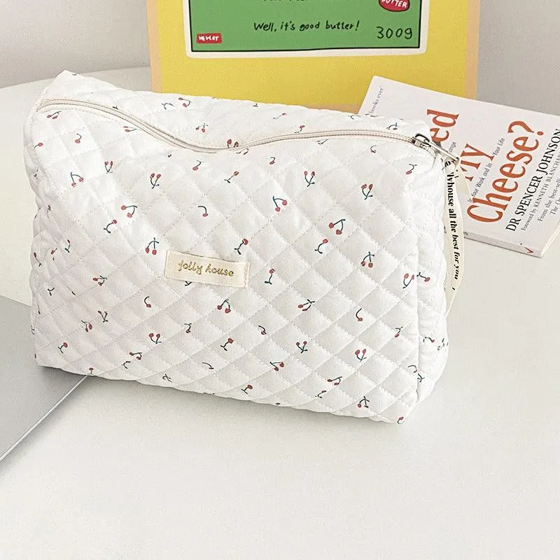 New Ins Cream Cute Gentle Cosmetic Bag Liner Bag Women