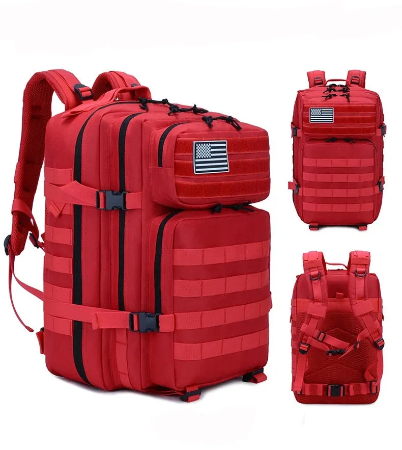 New Trending Portable Molle Bag 45L Mountain Travel Luggage Oxford Tactical Backpack |