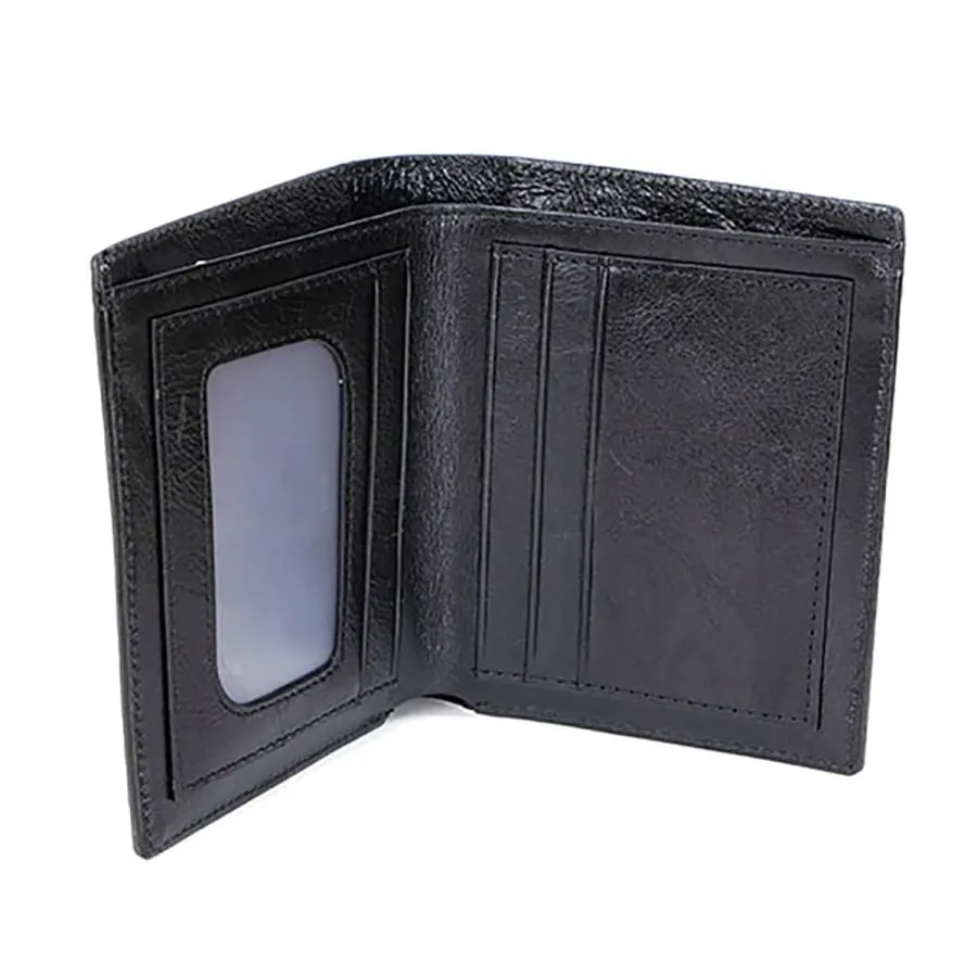 No. 1 Tattooed Dad Men's Leather Wallet| Tattooed Dad's Gift