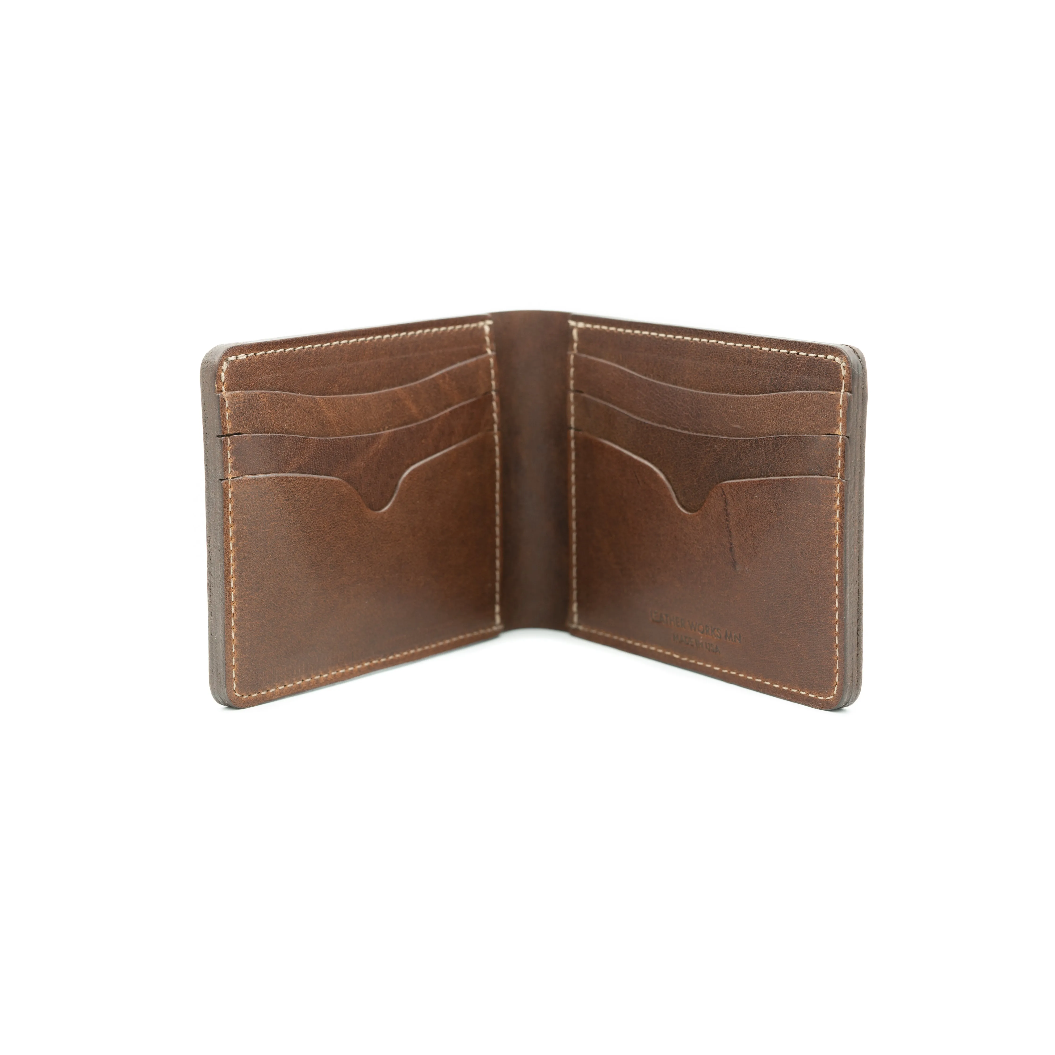 No. 9 Wallet - Mahogany