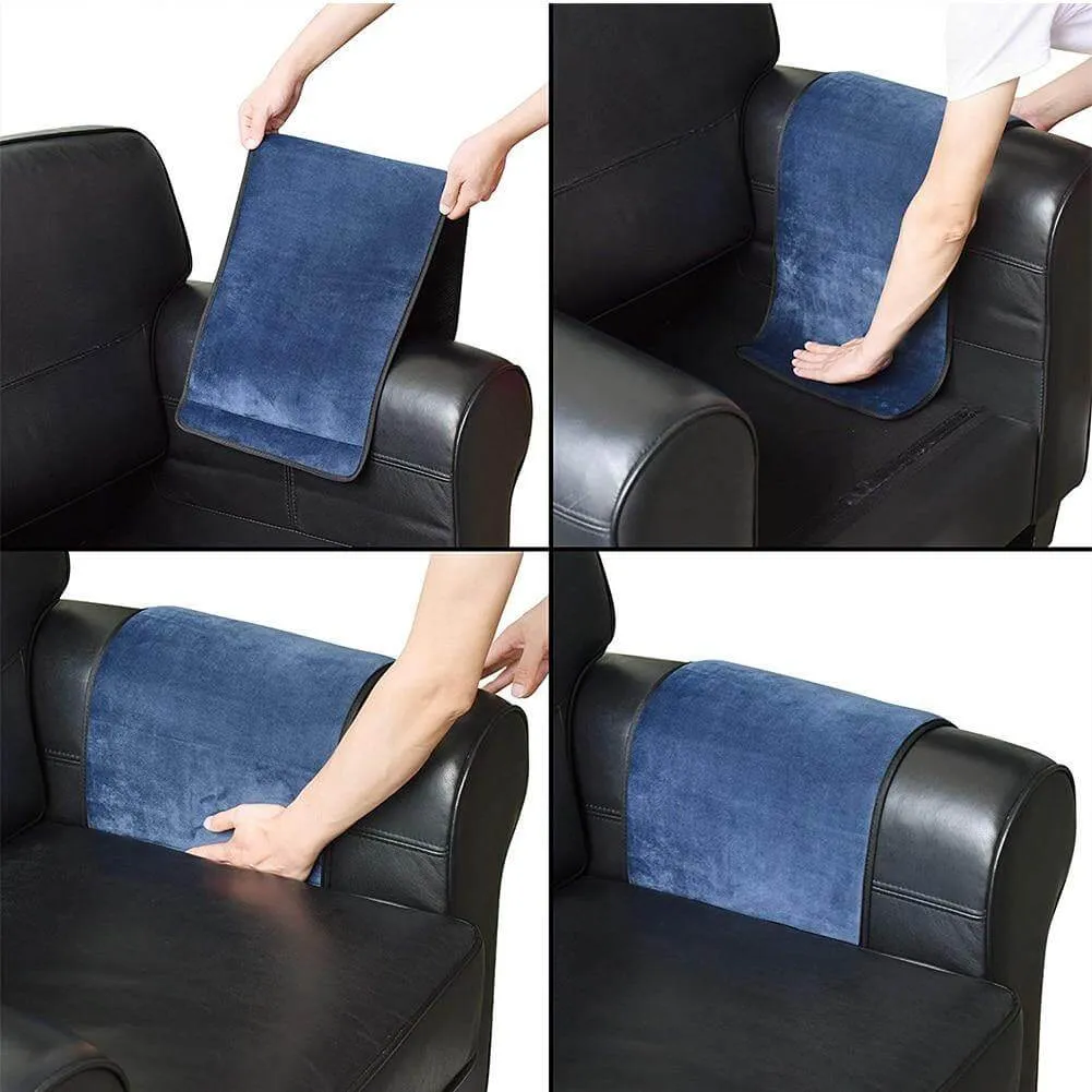 Non-slip 5 Pockets Leather Arm Rest Chair Organizer