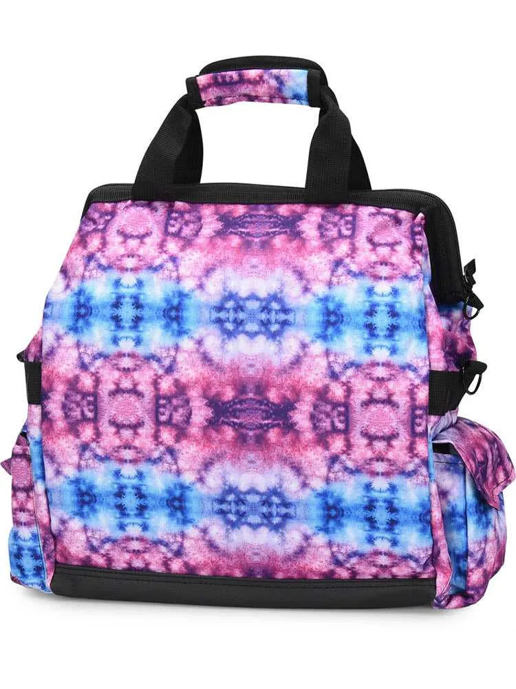 NurseMates Ultimate Medical Bag | Berry Blue Tie Dye