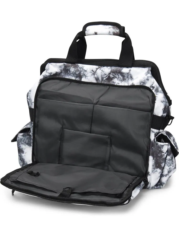 NurseMates Ultimate Medical Bag | Black & White Tie Dye