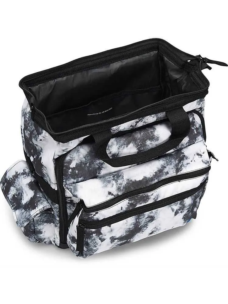 NurseMates Ultimate Medical Bag | Black & White Tie Dye