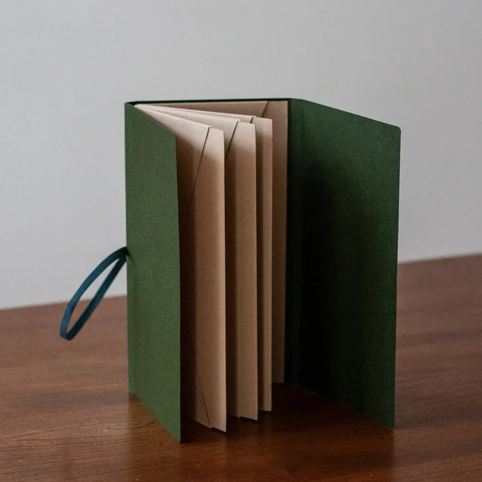 Origami Holder - Olive Green