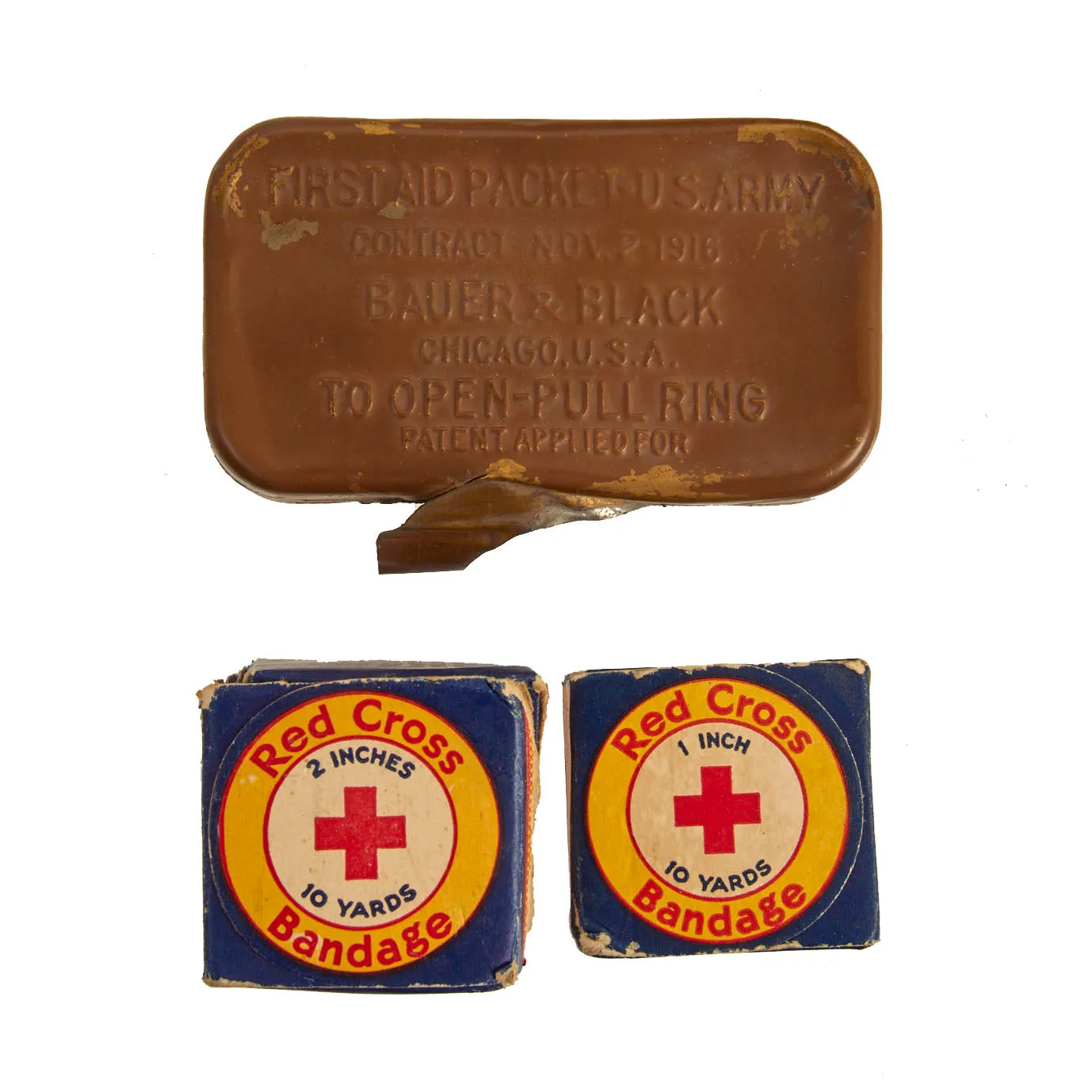 Original U.S. WWI Medic’s First Aid Bag Loaded with Period Medical Supplies