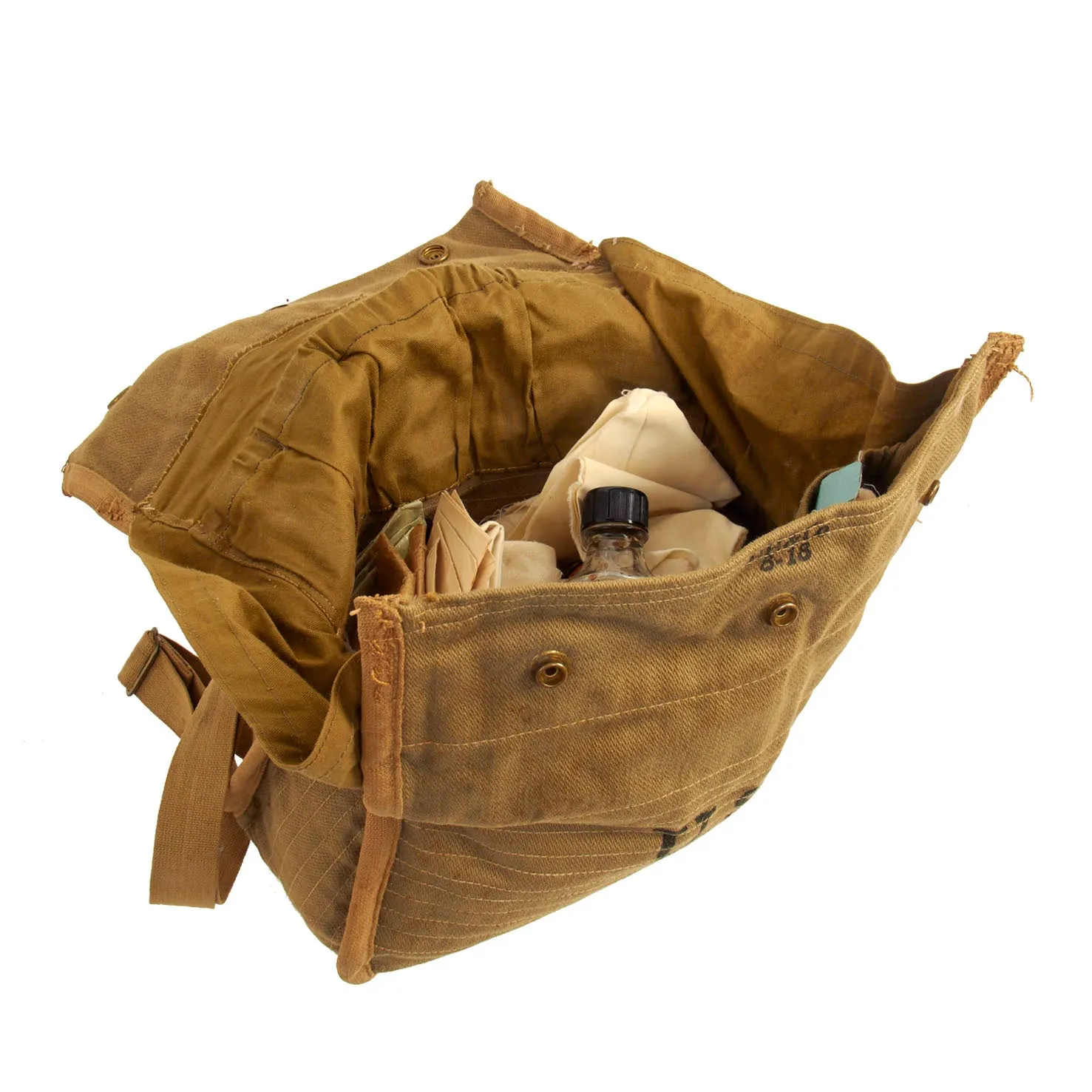 Original U.S. WWI Medic’s First Aid Bag Loaded with Period Medical Supplies