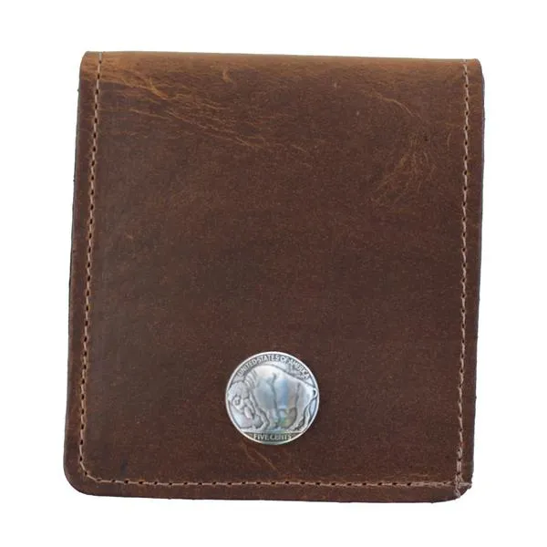 Over Under Bison Bifold Wallet