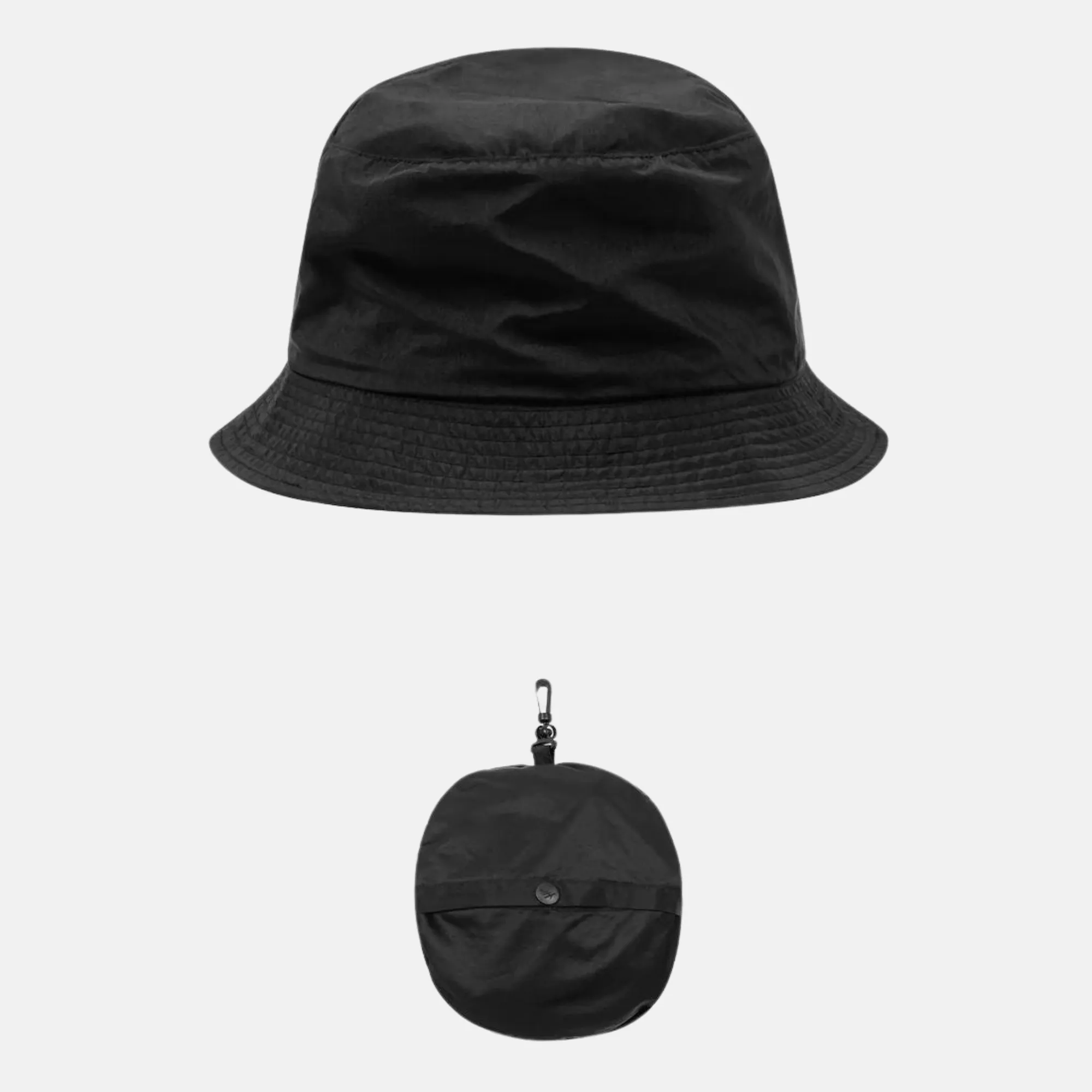 Paper Planes Black Packable Bucket Hat