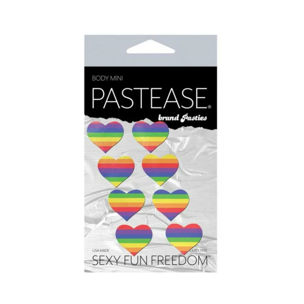 Pastease Mini Rainbow Heart Pack Of 8 O/S