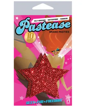 Pastease Red Glitter Star O-s