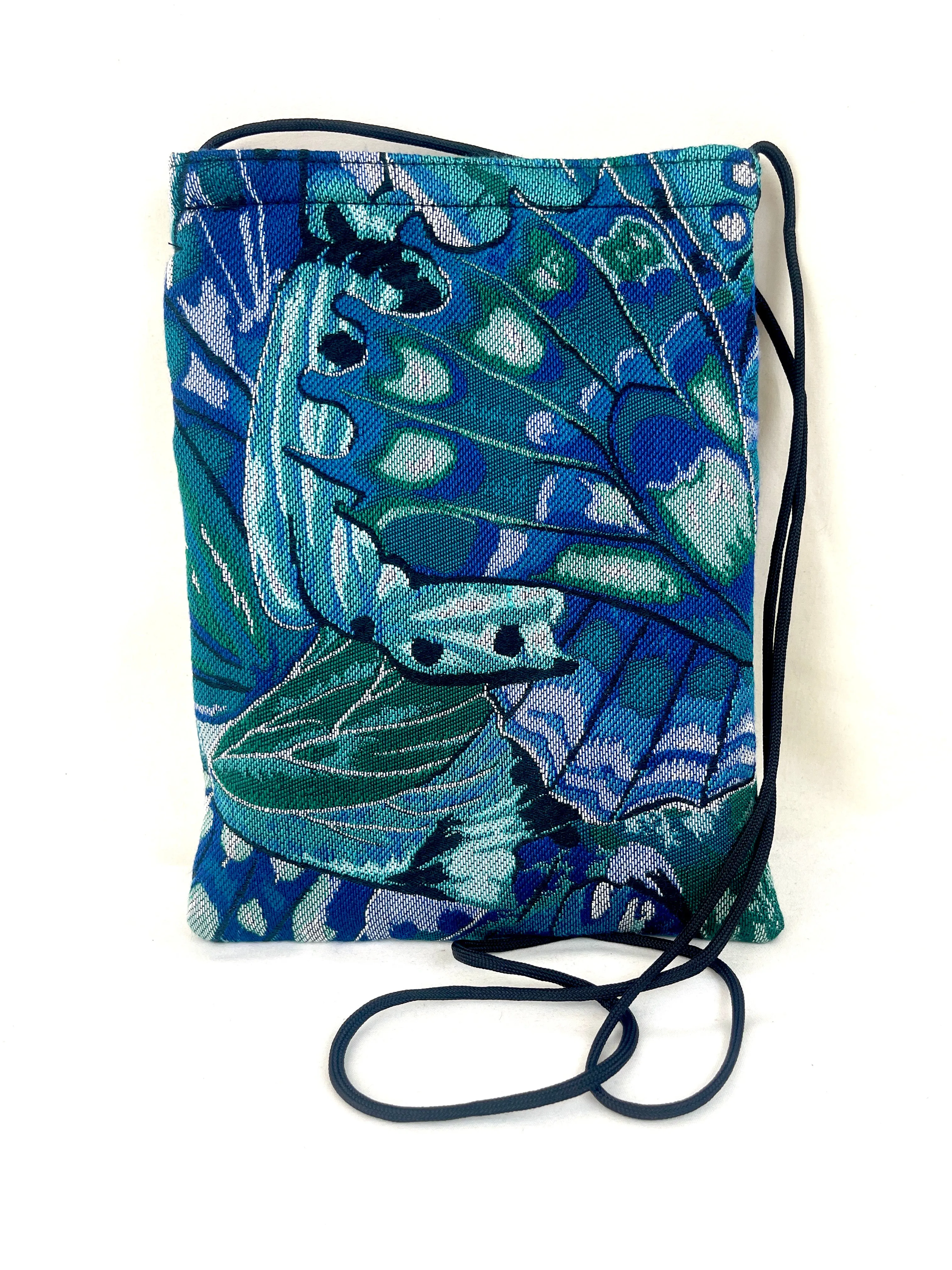 Patch Purse in Blue Butterfly Wings Tapestry