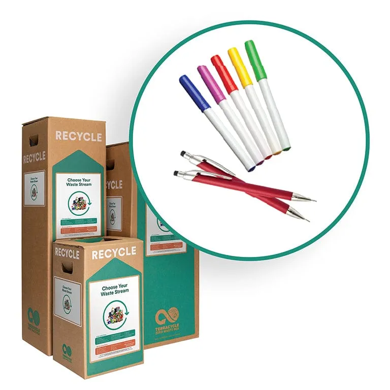 Pens, Pencils & Markers Zero Waste Box- TerraCycle, Recycling Box