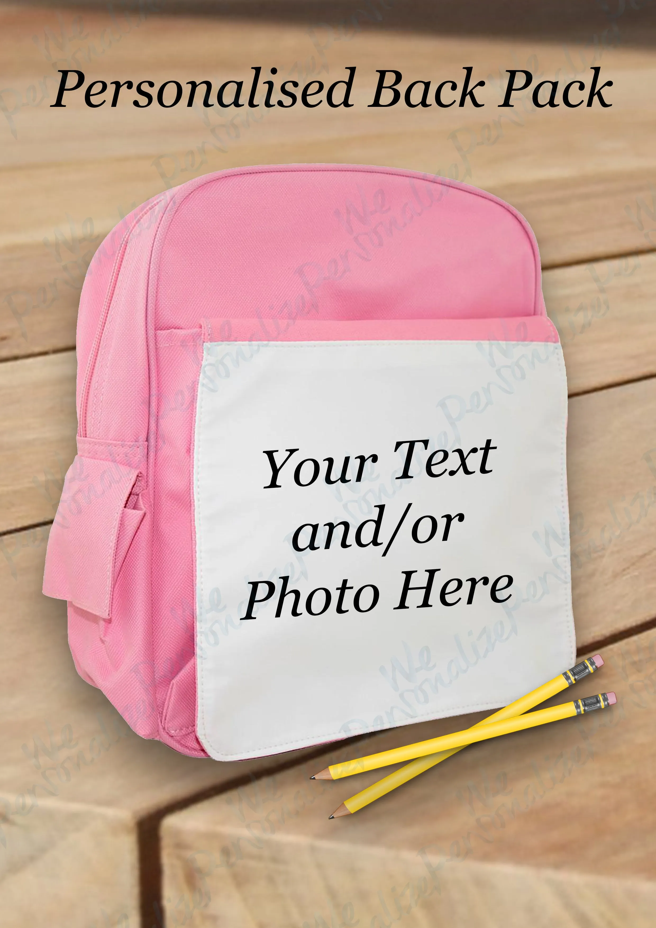 Personalised Backpack