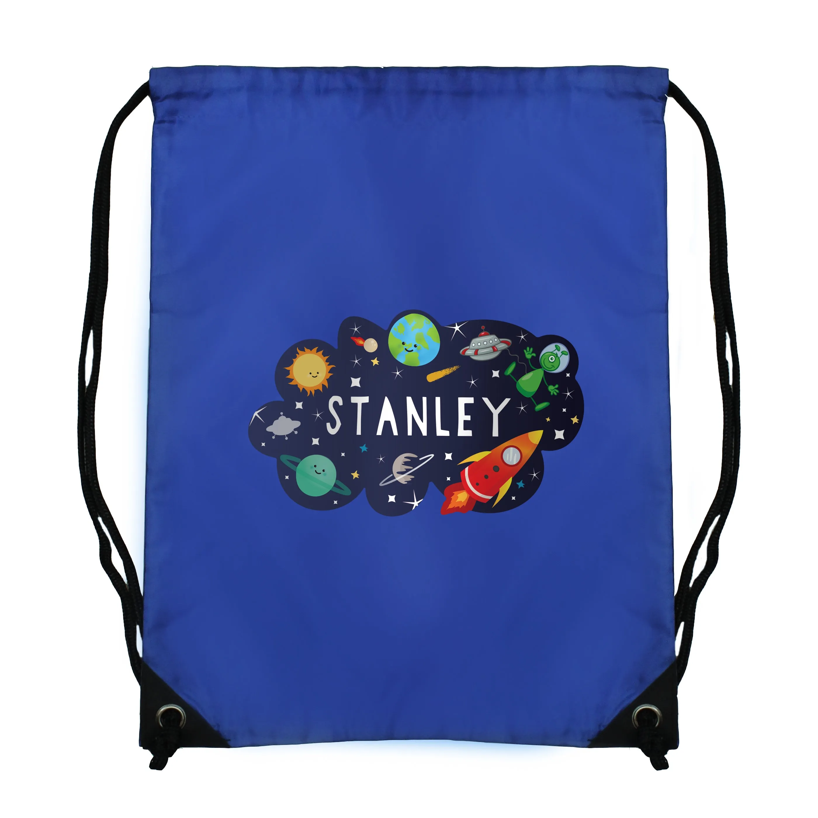 Personalised Space Blue Kit Bag