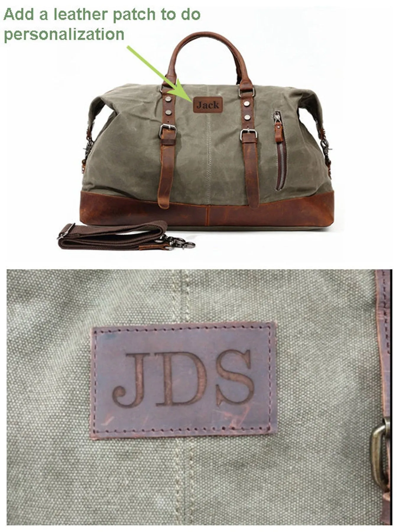 Personalized Travel Duffel Bag, Carry On Bag, Luggage Bag, Gift for Him, Weekender Bag