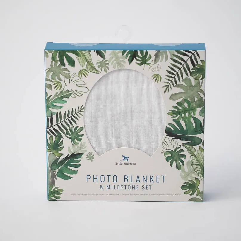 Photo Blanket - Tropical Leaf