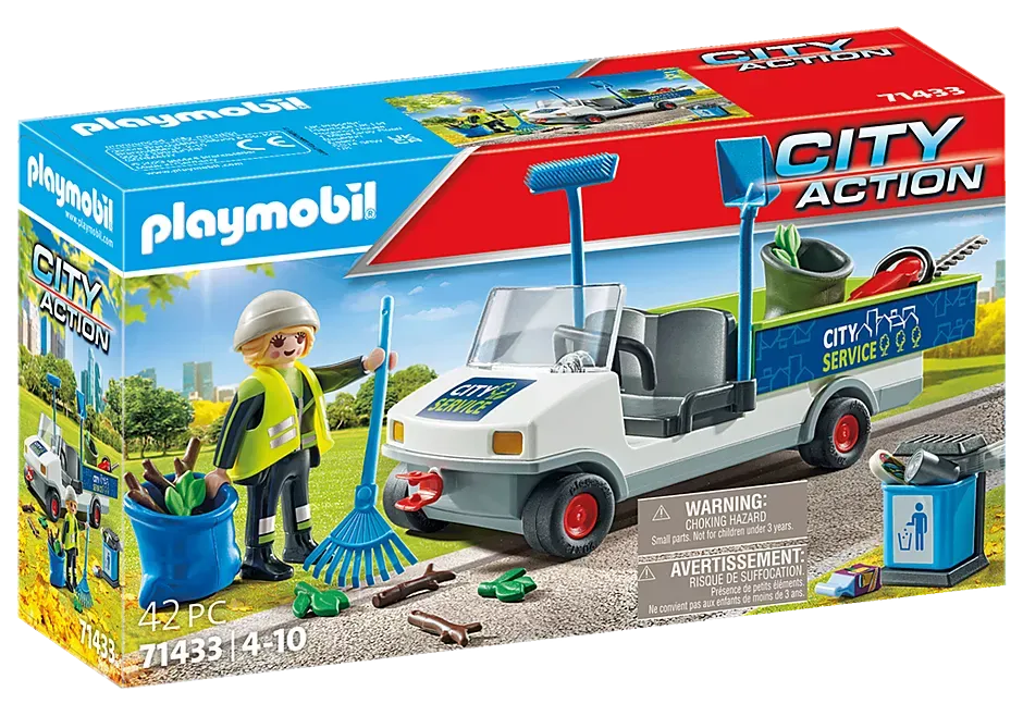 Playmobil City Action Street Cleaning with e-Vehicle 71433