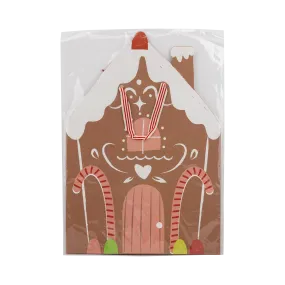 PLGB440 - Shaped Gingerbread House Medium Gift Bag