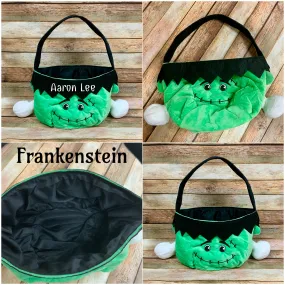 Plush Halloween Totes Frankenstein and Batty