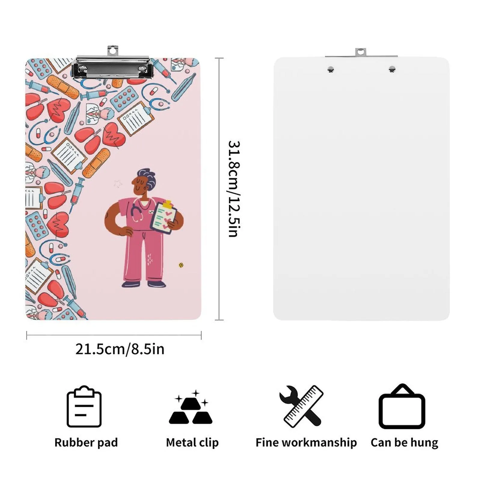 POD Upload Your Photo Design A4 Size Acrylic Clipboard