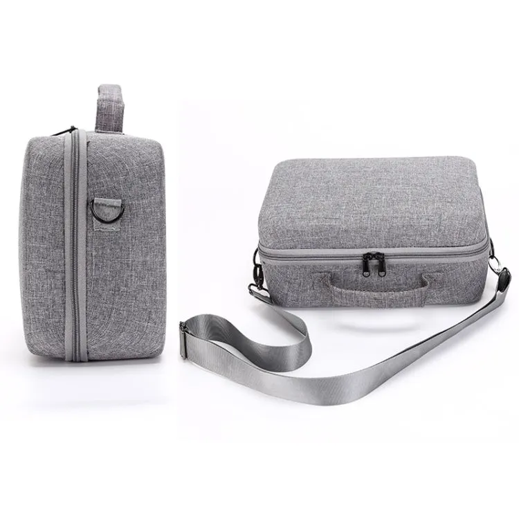 Portable Carry Case Waterproof Scratch-proof Anti-shock Travel Carrying Cover Case Box for DJI Air 2s(Grey Red Liner)