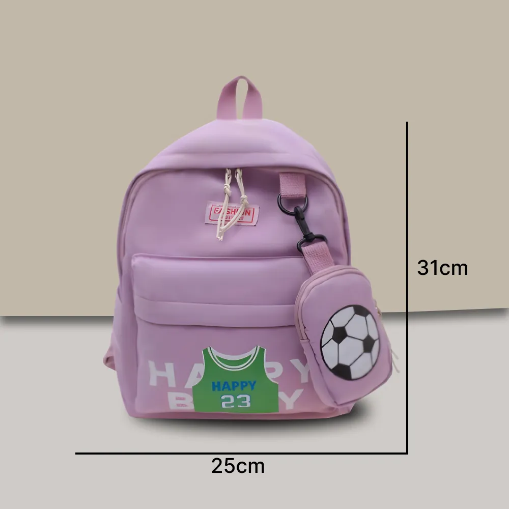 Printed Footbal Theme Mini Backpack