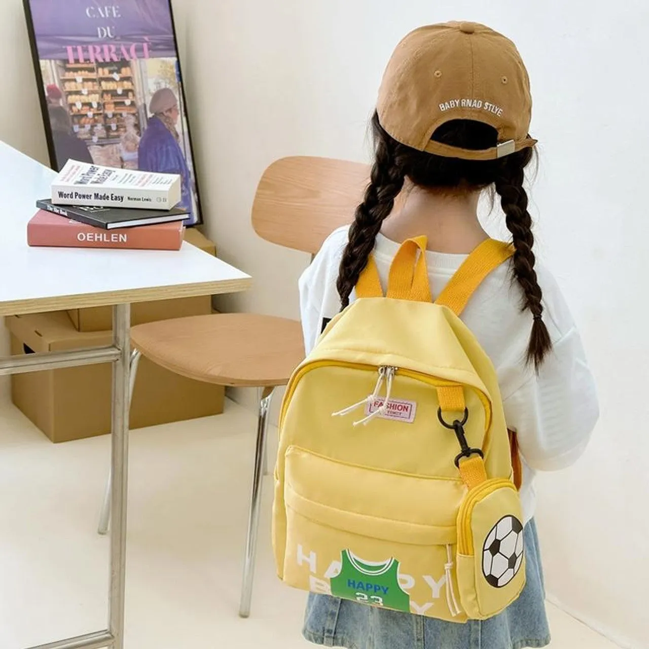 Printed Footbal Theme Mini Backpack