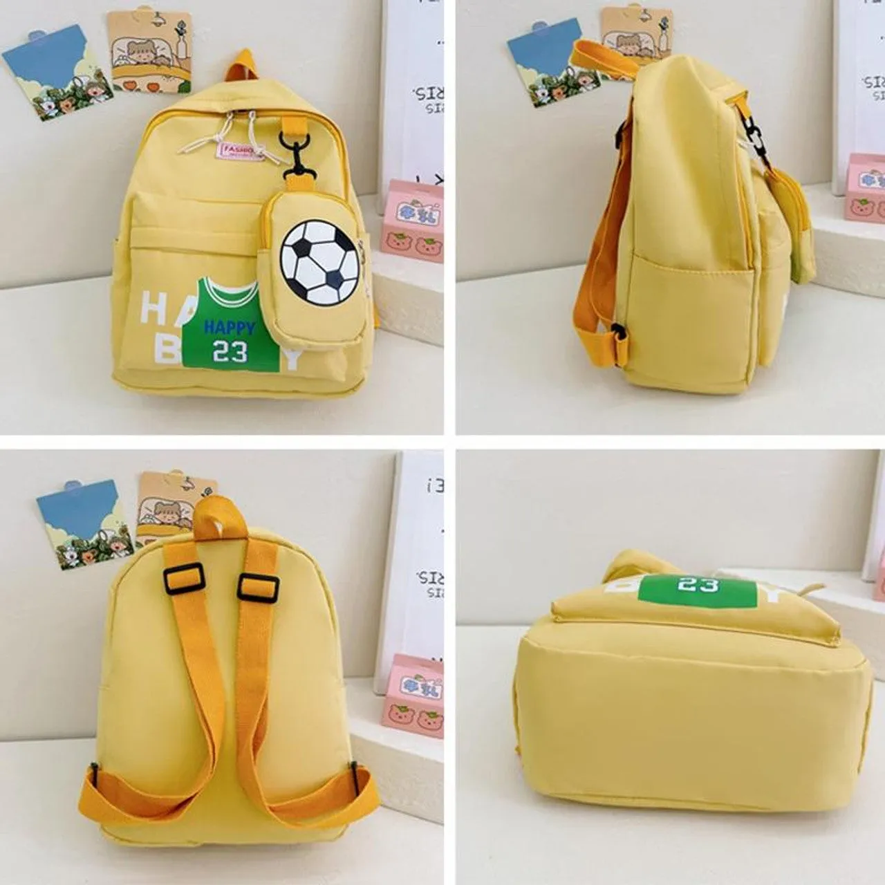 Printed Footbal Theme Mini Backpack