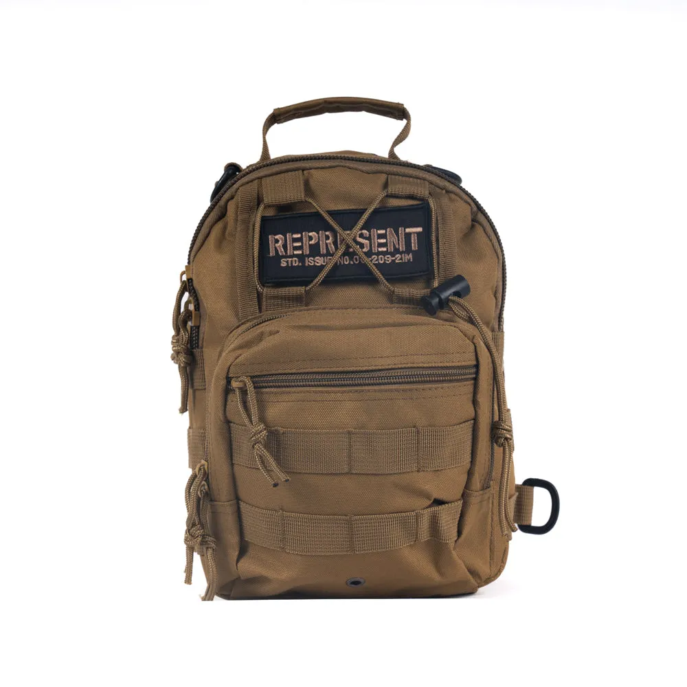 Proof of Work Division Molle Shoulder Sling Daypack Bag  [DESERT SAND] MILITARY GRADE COLLECTION