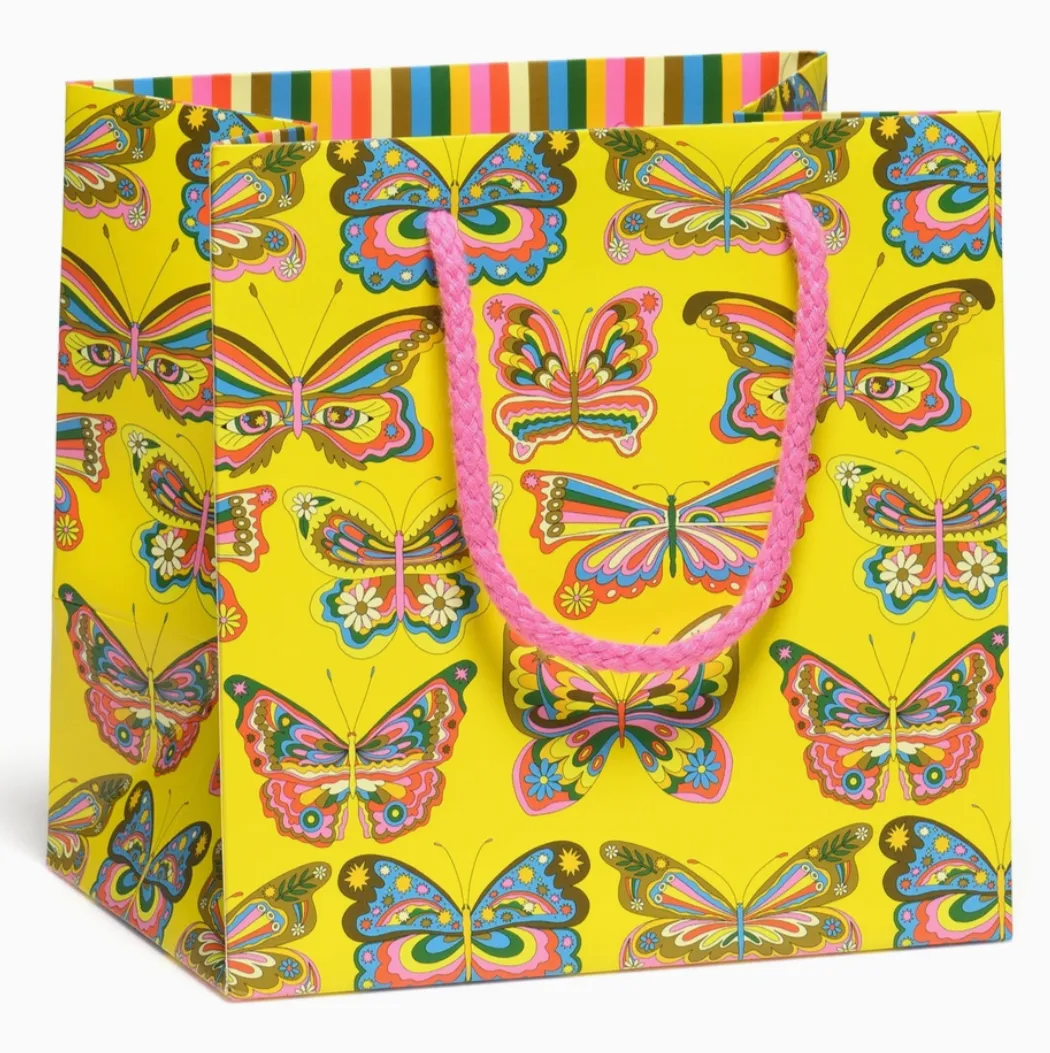 Psychadelic Butterflies Small Gift Bag